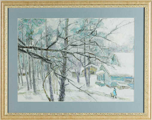 Сарафанова-Легат Клавдия Фёдоровна. Первый снег 